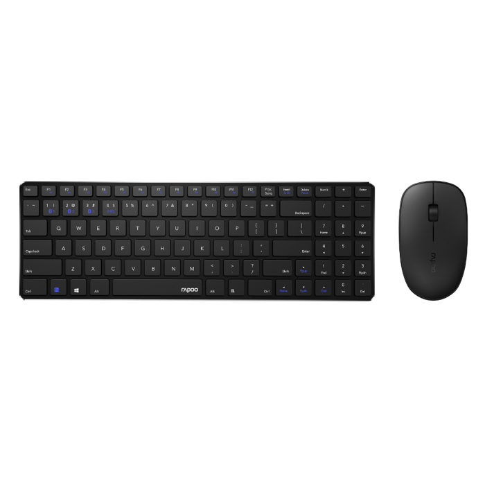 Hama Rapoo 9300M Wireless Set, Black(220342)