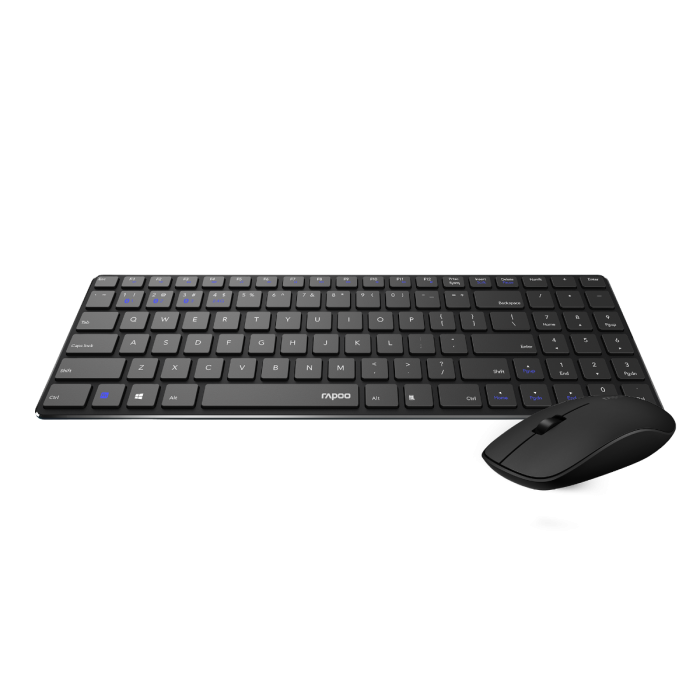 Hama Rapoo 9300M Wireless Set, Black(220342)
