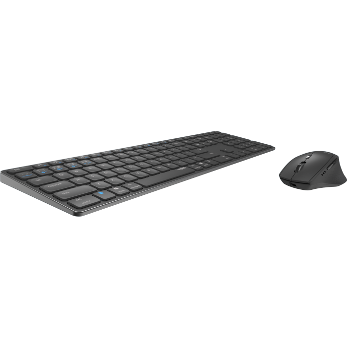 Hama Rapoo 9800M Wireless Set, Grey(220344)