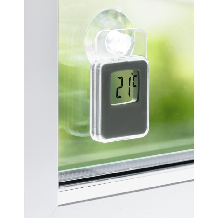 Hama Window Thermometer Grey (186397)
