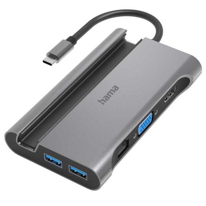 Hama USB-C hub,Multiport, LAN,7 ports(200102)