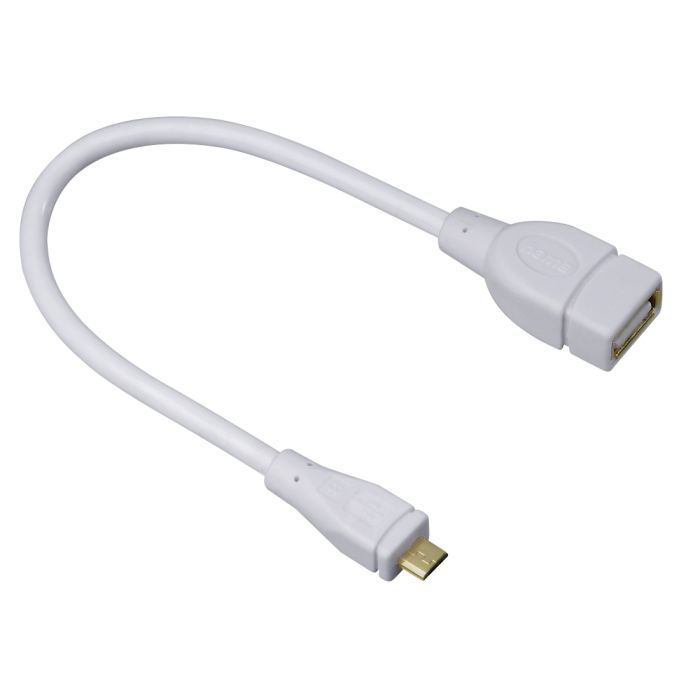 Hama USB 2.0 Adapter Cable,microB-A,white (054518)