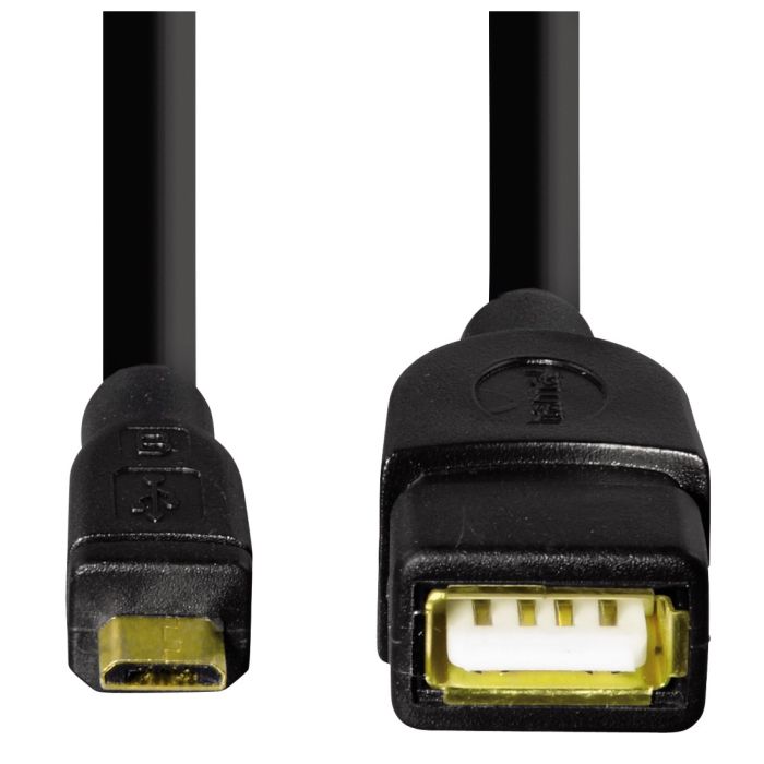 Hama USB 2.0 Adapter Cable,microB-A,black (078426)