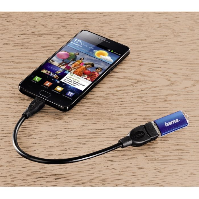Hama USB 2.0 Adapter Cable,microB-A,black (078426)