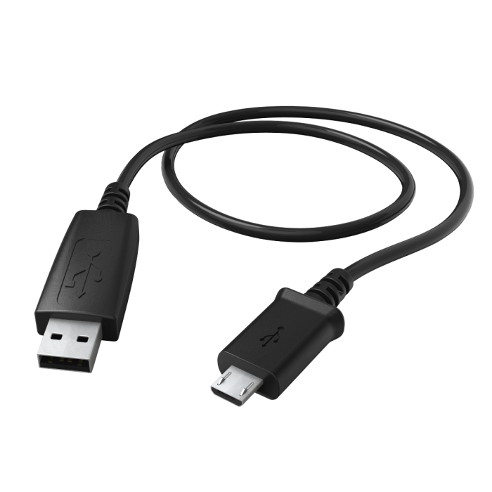 Hama Charging/SynCable,microUSB,0.6m,black(173672)