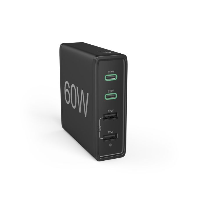 Hama Charging Station, 60 Watt Black (210561)