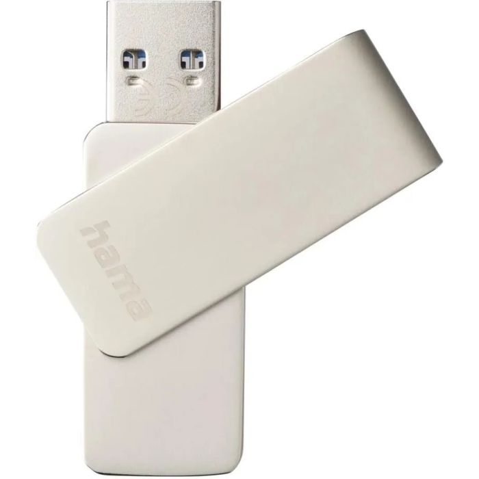Hama "Rotate Pro" USB Stick, USB3 128GB, 100MB/s, silver (182486)