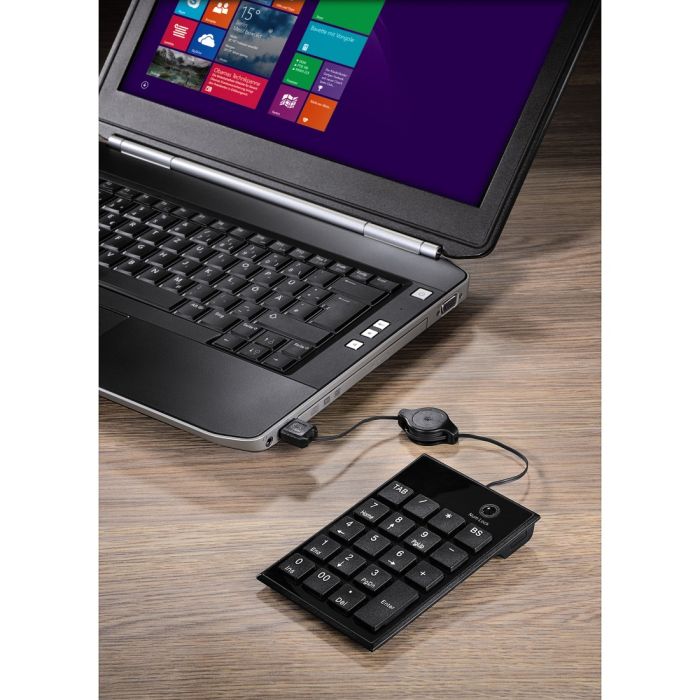 Hama SK140 Slimline Keypad Black (50448)