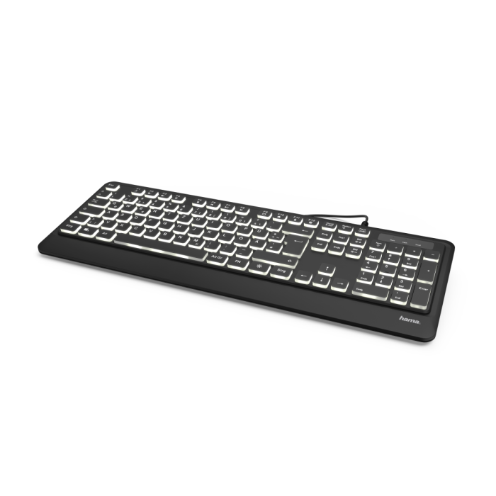 Hama KC-550 Illuminated Keyboard,black(R1182671)