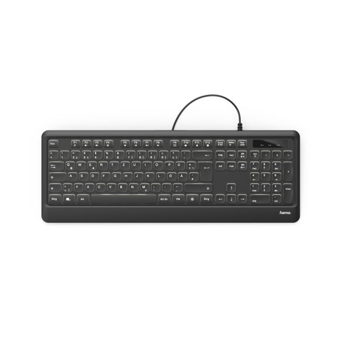 Hama KC-550 Illuminated Keyboard,black(R1182671)