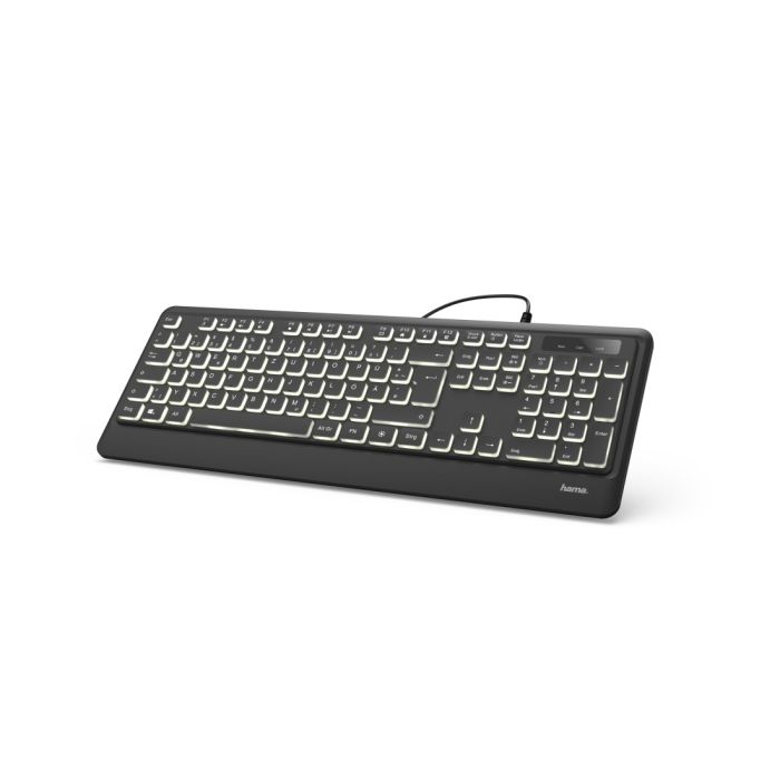 Hama KC-550 Illuminated Keyboard,black(R1182671)