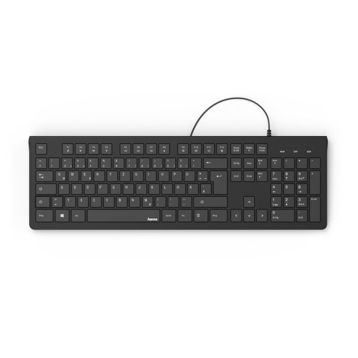 Hama KC-200 Basic Keyboard, Black (R1182681)