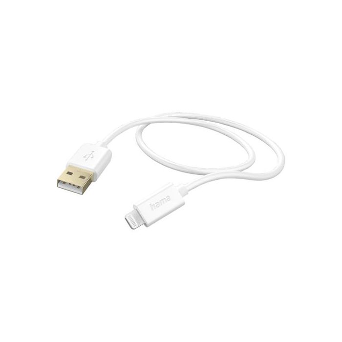 Hama Charging Cable, USB-A - Lightning, 1.5 m, white (201581)