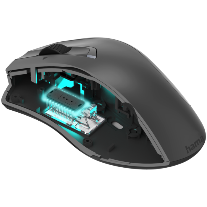 Hama "M+P53W-800 V2" 7-Button Laser Wless Mouse,Dark grey(173011)
