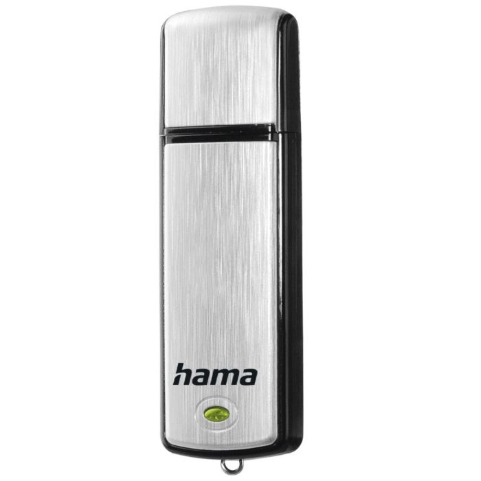 Hama "Fancy" USB Stick, USB 2.0, 128GB, 15MB/s, black/silver(213106)