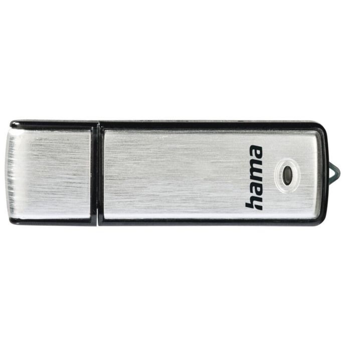 Hama "Fancy" USB Stick, USB 2.0, 128GB, 15MB/s, black/silver(213106)