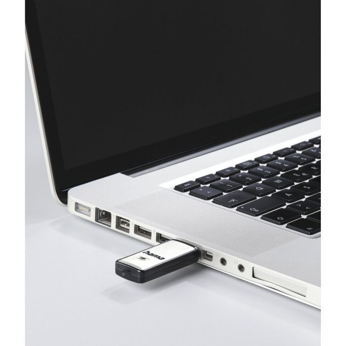 Hama "Fancy" USB Stick, USB 2.0, 128GB, 15MB/s, black/silver(213106)