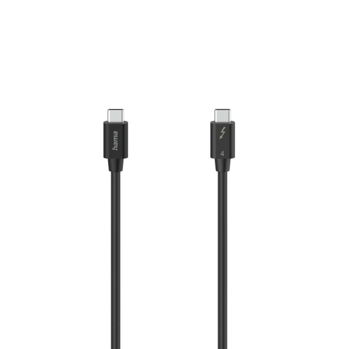 Hama "USB-C" Thunderbolt-4 Cable, 40 Gbit/s, 5A, 100W, Ultra-HD 8K, 0.80 m (200659)