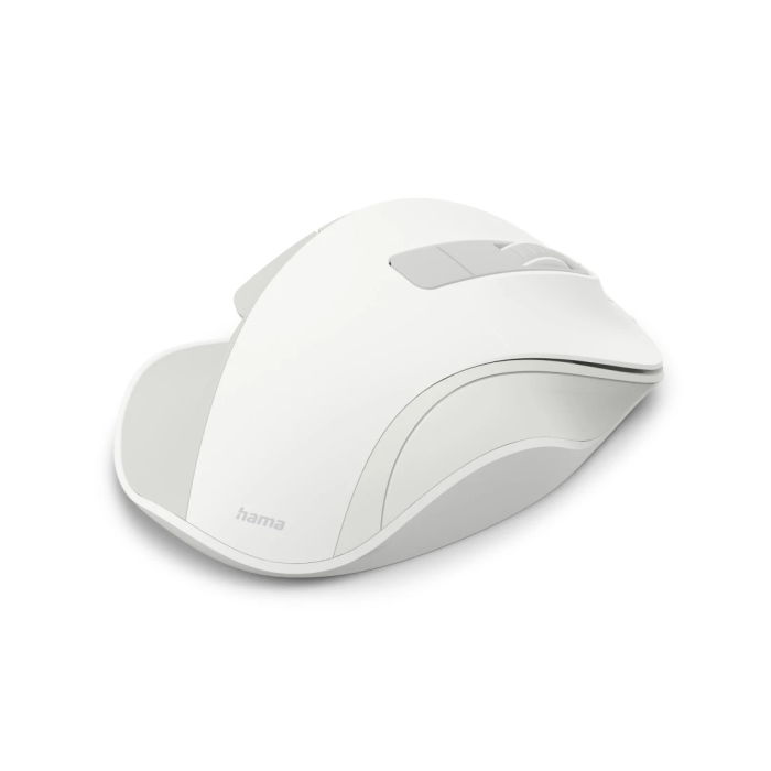 Hama “WM-500” Wireless Silent Mouse, 6 Buttons, White (173082)