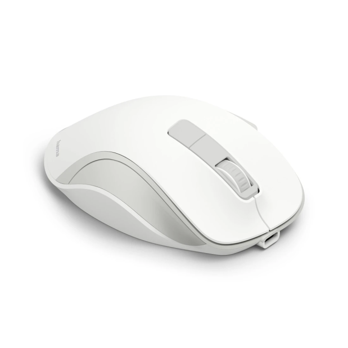 Hama “WM-500” Wireless Silent Mouse, 6 Buttons, White (173082)