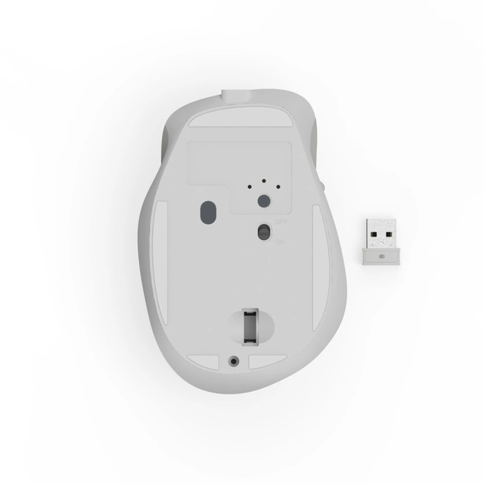 Hama “WM-500” Wireless Silent Mouse, 6 Buttons, White (173082)