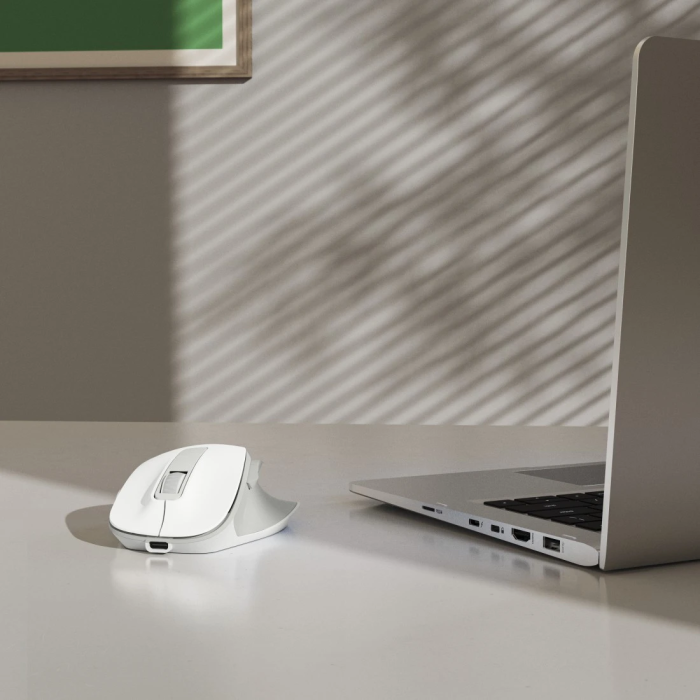 Hama “WM-500” Wireless Silent Mouse, 6 Buttons, White (173082)