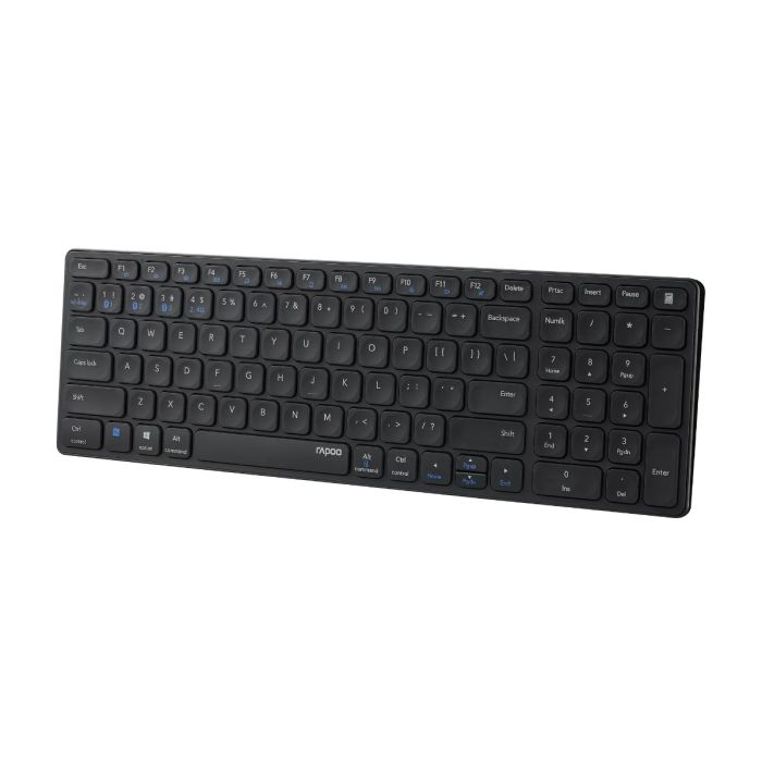 Hama Rapoo "E9700M" Multi-mode Wireless Keyboard,dark grey 14515 (220341)