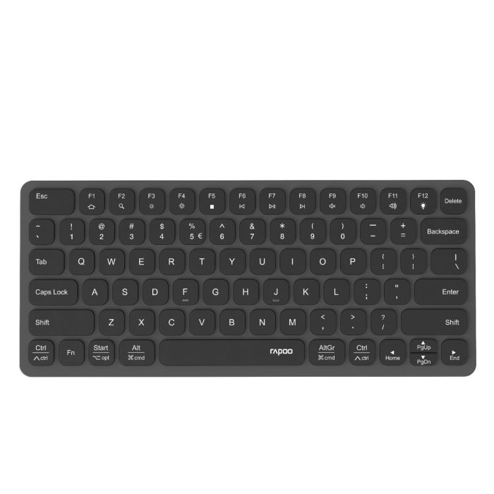 Hama Rapoo Ultraslim Keyboard “UCK-6001“ with 8 in 1 USB-C Multiport Hub, 12360 (221223)