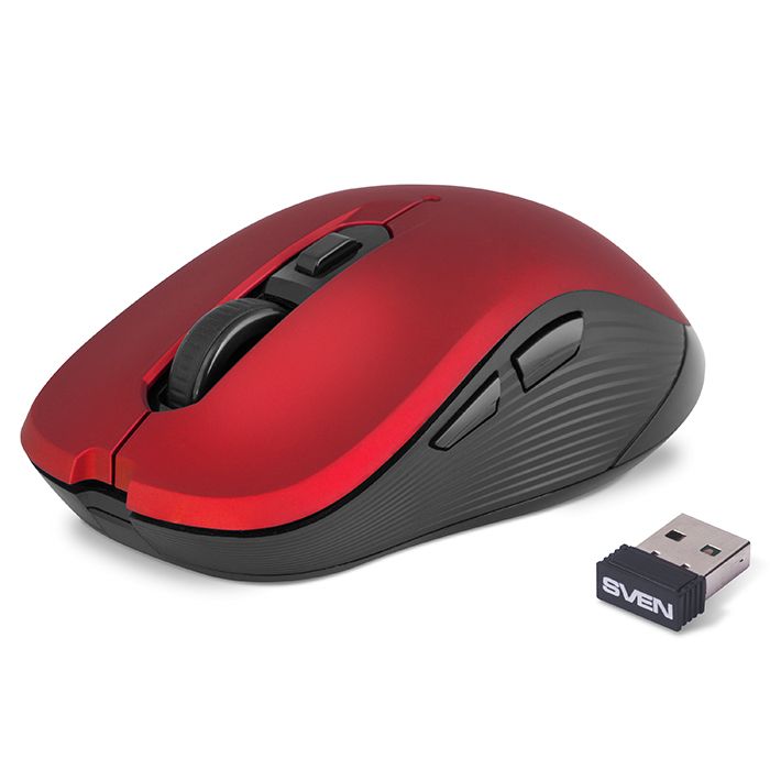 Sven RX-560SW Silent Wireless Mouse Red(SV-017071)