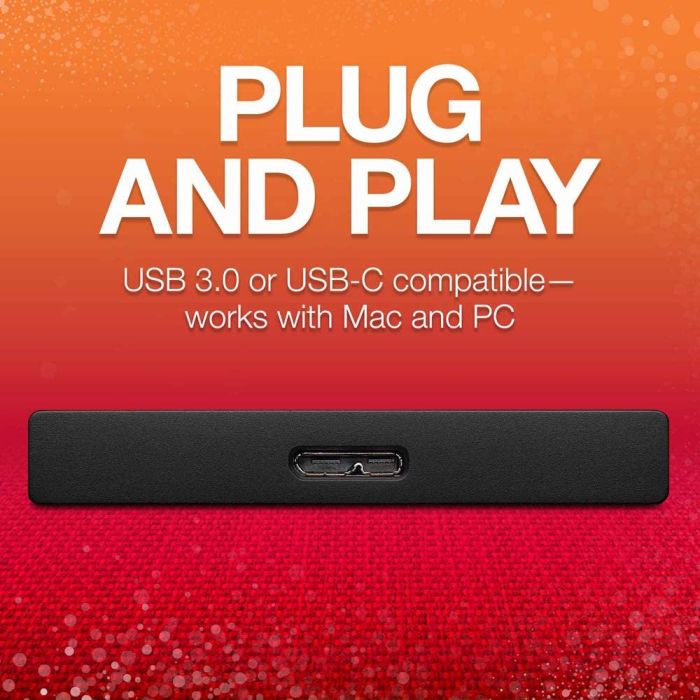 Seagate Backup Plus HDD 1TB,USB 3.0 Black/STHH1000