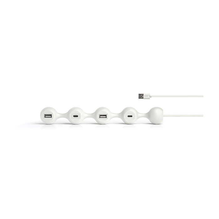 Lexon Peas Hub 2 White/LD143W