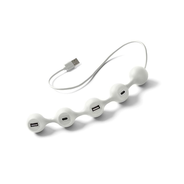Lexon Peas Hub 2 White/LD143W