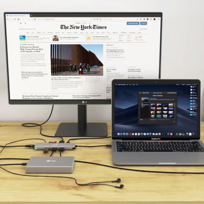 Dicota USB-C Portable 8/1 Docking Station/D31954