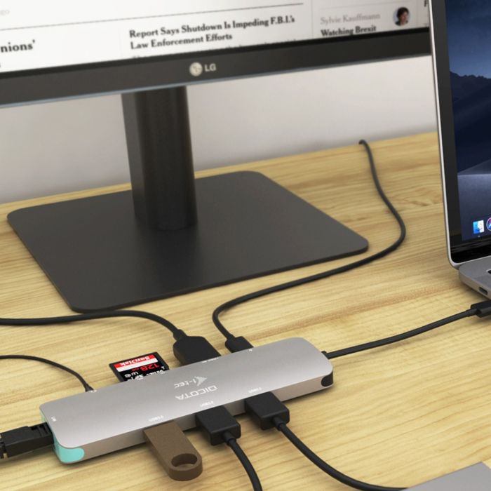 Dicota USB-C Portable 8/1 Docking Station/D31954