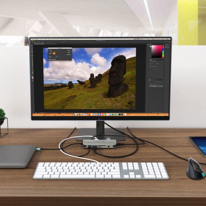 Dicota USB-C Portable 10/1 Docking Station/D31955