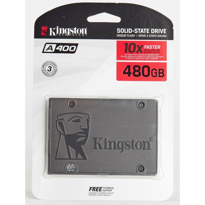 Kingston 480GB A400 SATA3 2.5 SSD (SA400S37/480G)