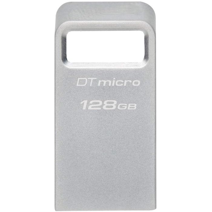 Kingston 128GB DataTraveler Micro 200MB/s Read, Metal USB 3.2 Gen 1 (DTMC3G2/128GB)