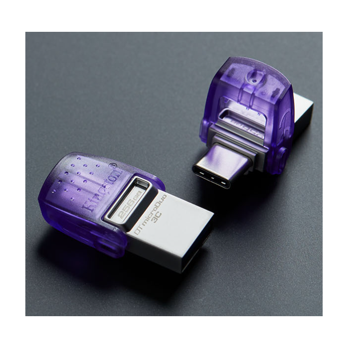 Kingston DataTraveler microDuo USB Type-C and Type-A Flash Drive 128Gb (DTDUO3CG3/128G)