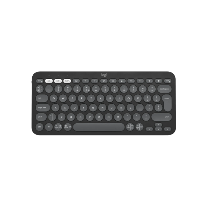 Logitech Pebble Keys 2 K380s Keyboard US Graphite/L920-011851