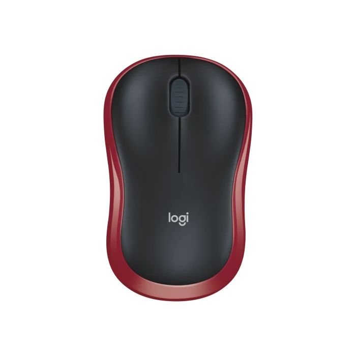 Logitech M185 Wireless Mouse Red/L910-002240