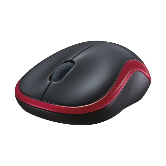 Logitech M185 Wireless Mouse Red/L910-002240