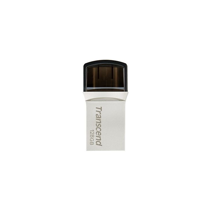 Transcend 64GB USB3.0 & Type-C Silver(TS64GJF890S)