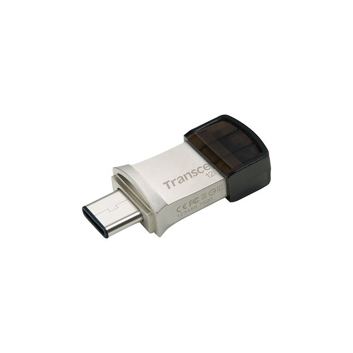 Transcend 64GB USB3.0 & Type-C Silver(TS64GJF890S)