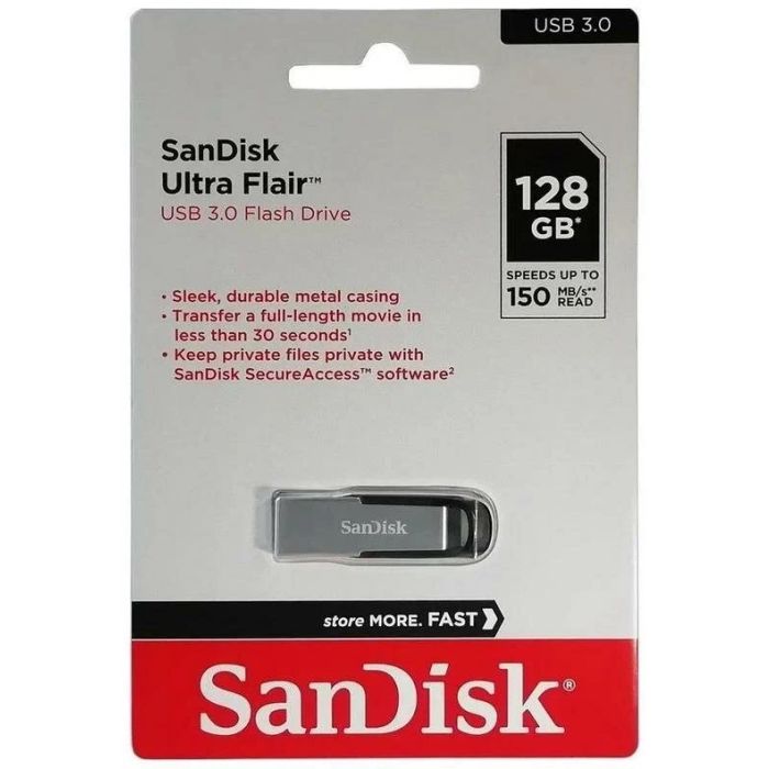 SanDisk Ultra Flair 128GB,USB 3.0(SDCZ73-128G-G46)