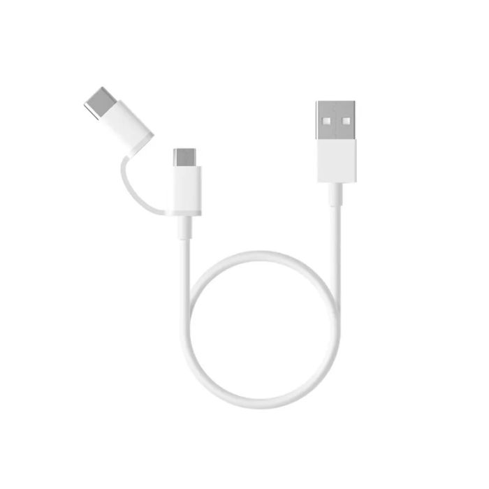 Xiaomi Mi 2-in-1 Cable MicroUSB/TypeC 1m/SJV4082TY