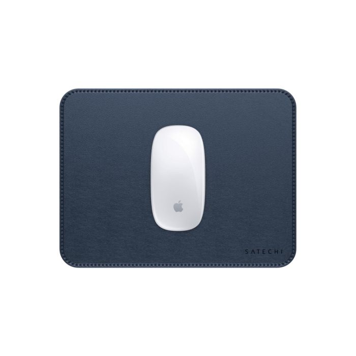 Satechi Vegan-Leather Premium Mouse Pad (Blue) / ST-LMPB