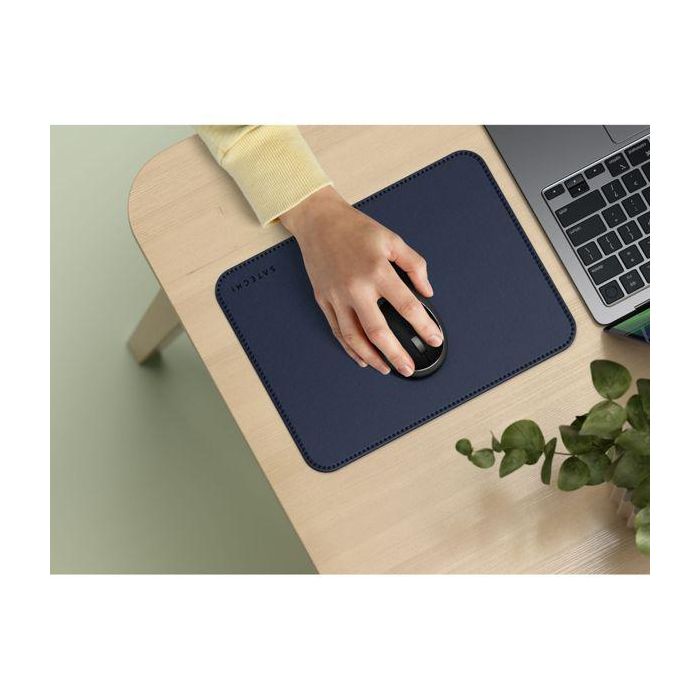 Satechi Vegan-Leather Premium Mouse Pad (Blue) / ST-LMPB