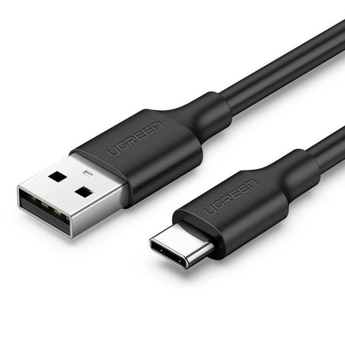 UGREEN USB-A 2.0 to USB-C Cable Nickel Plating 1m (Black) /60116