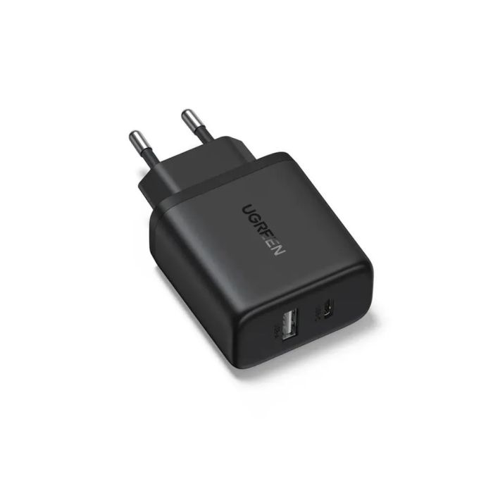 UGREEN Wall Charger USB-A/USB-C 20W (Black) /45302