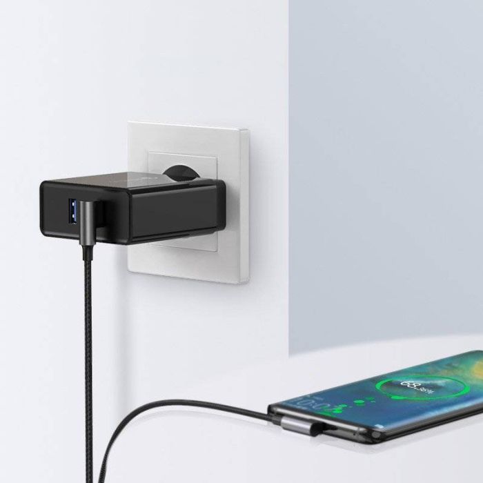 UGREEN Angled USB-C Male To Angled USB 2.0A Male Cable/20856